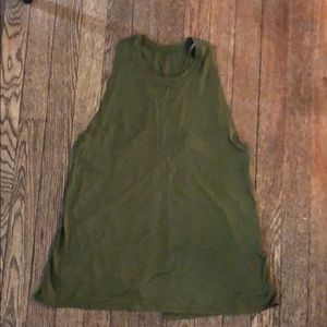 LULULEMON OLIVE GREEN TANK